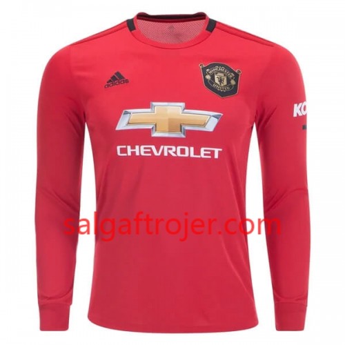 Manchester United Fodboldtrøjer Hjemmebanesæt 2019/20 Langærmet Manchester United Fodboldtrøjer Hjemmebanesæt 2019/20 Langærmet